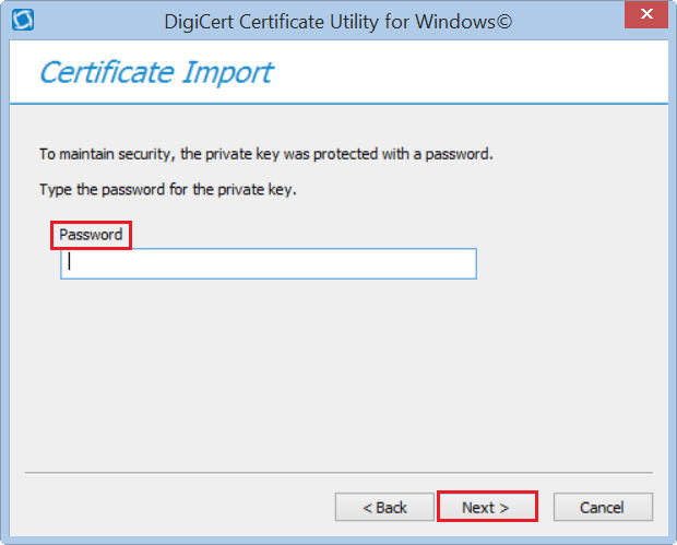 DigiCert Utility Import Me